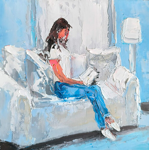 In Pastel Tones by Maria Slynko, Painting for Sale on Singulart