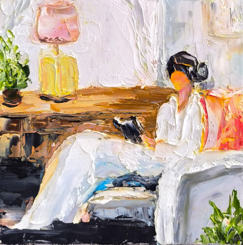 Moments of Silence — Reading Woman Maria Slynko