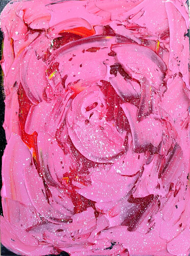 Feminine Bloom — The Energy of the Rose van Maria Slynko, Schilderij te koop op Singulart