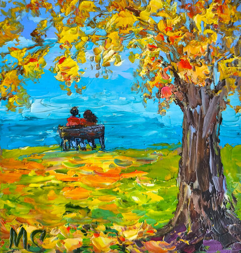 October Leaves von Maria Slynko, Malerei kaufen auf Singulart