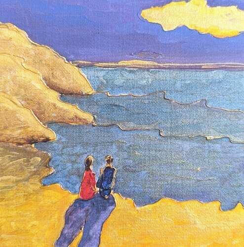 Midnight Talking von Maria Slynko, Malerei kaufen auf Singulart