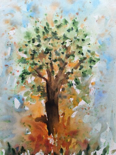 Tree von Maria Slynko, Malerei kaufen auf Singulart