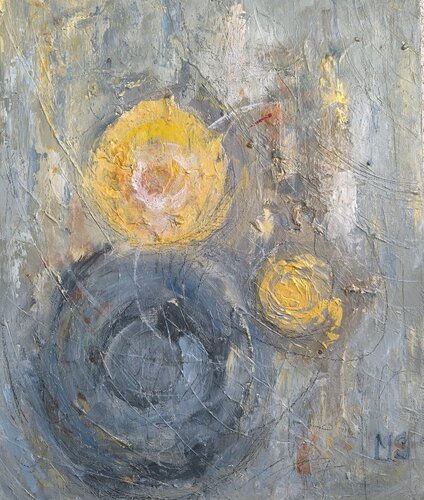 Quiet Orbit par Maria Slynko, Peinture en vente sur Singulart