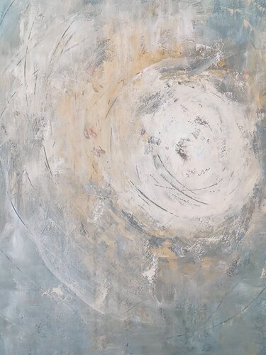 Touch of Silence par Maria Slynko, Peinture en vente sur Singulart