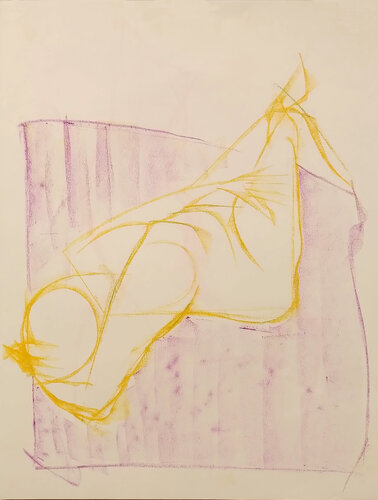 Modèle 4 van Sylvain Baudouin, Werk op papier te koop op Singulart