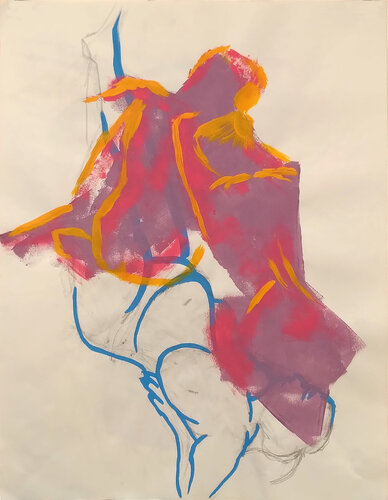 Modèle 10 von Sylvain Baudouin, Werk auf Papier kaufen auf Singulart