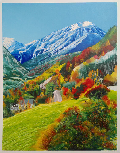 Le Fuji de Jean van Sylvain Baudouin, Schilderij te koop op Singulart