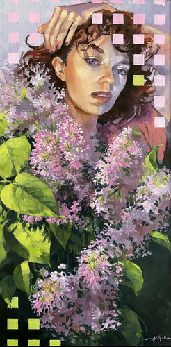 Syringa Vulgaris van Anne JOLLY, Schilderij te koop op Singulart