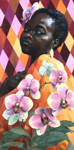 Phalaenopsis Cultivar van Anne JOLLY, Schilderij te koop op Singulart
