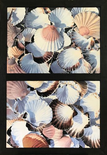 Duo de Saint Jacques van Anne JOLLY, Schilderij te koop op Singulart