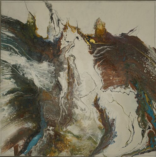 Traumtänze(r) 7 van Waltraud Hubinger, Schilderij te koop op Singulart