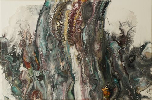 Traumzeit 2 van Waltraud Hubinger, Schilderij te koop op Singulart
