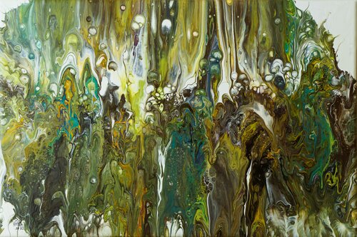 Traumzeit 4 von Waltraud Hubinger, Malerei kaufen auf Singulart