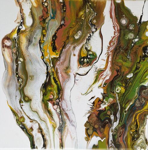 Farbenzauber 1 van Waltraud Hubinger, Schilderij te koop op Singulart