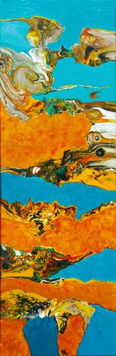 grenzenlos 2024/1 di Waltraud Hubinger, Pittura in vendita su Singulart