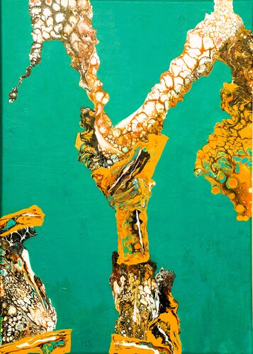 losgelassen 2 di Waltraud Hubinger, Pittura in vendita su Singulart