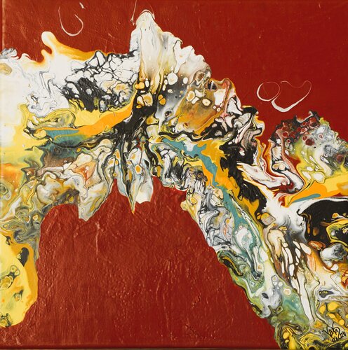 losgelassen 5 di Waltraud Hubinger, Pittura in vendita su Singulart