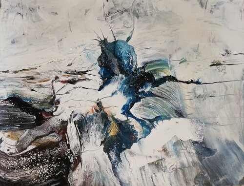 Anderswelt 3 di Waltraud Hubinger, Pittura in vendita su Singulart