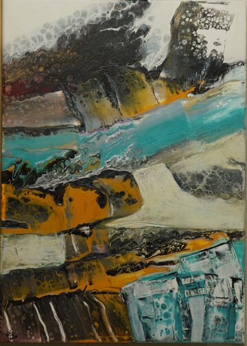 geschichtet 4 von Waltraud Hubinger, Malerei kaufen auf Singulart