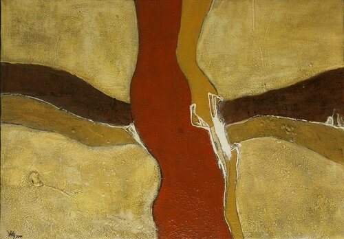 ÜberBrücken 2 de Waltraud Hubinger, Pintura a la venta en Singulart