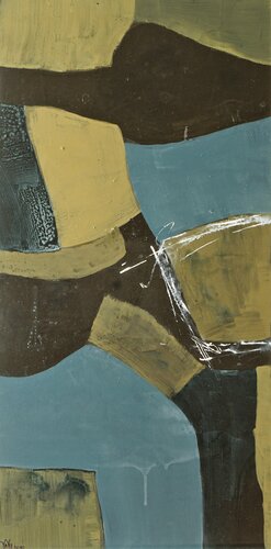 ÜberBrücken 4 von Waltraud Hubinger, Malerei kaufen auf Singulart