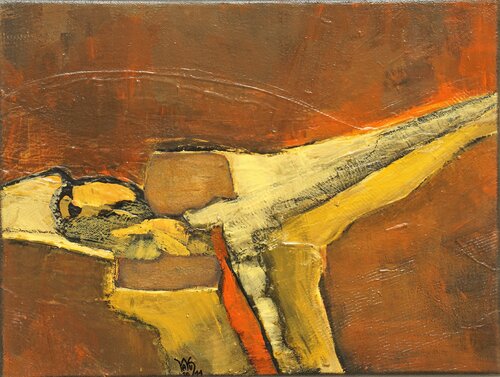 ÜberBrücken 6 von Waltraud Hubinger, Malerei kaufen auf Singulart