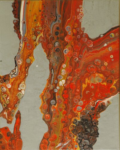irgendwo - somewhere 5 di Waltraud Hubinger, Pittura in vendita su Singulart