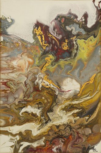 Wellental 2 van Waltraud Hubinger, Schilderij te koop op Singulart
