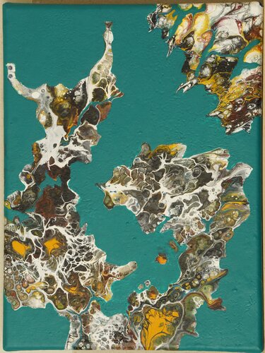 vernetzt 1 by Waltraud Hubinger, Painting for Sale on Singulart