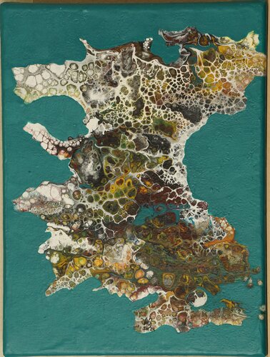 vernetzt 2 by Waltraud Hubinger, Painting for Sale on Singulart