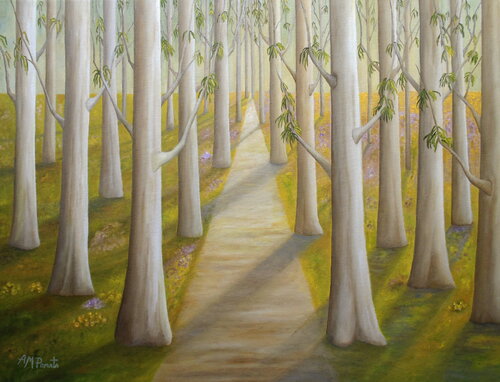 The Smooth Summer Light by Angeles M. Pomata, Painting for Sale on Singulart