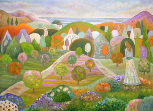 Time To Believe di Angeles M. Pomata, Pittura in vendita su Singulart