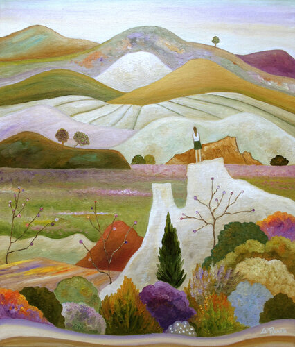 Beyond The Bloom de Angeles M. Pomata, Pintura a la venta en Singulart