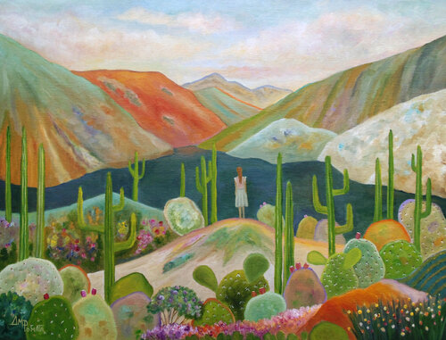 Thrive Amid The Thorns van Angeles M. Pomata, Schilderij te koop op Singulart
