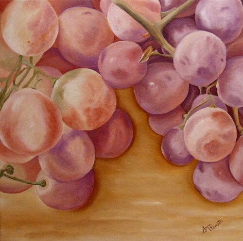 Bunch Of Grapes von Angeles M. Pomata, Malerei kaufen auf Singulart