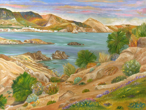As The Day Unfolds by Angeles M. Pomata, Painting for Sale on Singulart