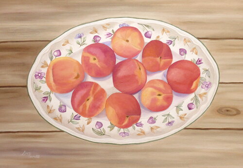 Apricots von Angeles M. Pomata, Malerei kaufen auf Singulart