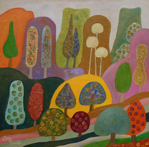 Latest Lights Of The Eve von Angeles M. Pomata, Malerei kaufen auf Singulart