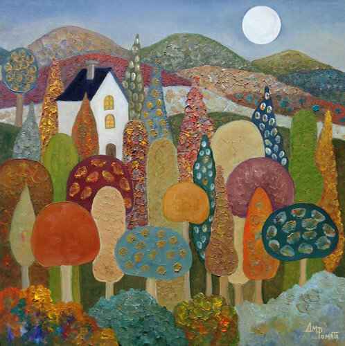 Winter Serenade von Angeles M. Pomata, Malerei kaufen auf Singulart