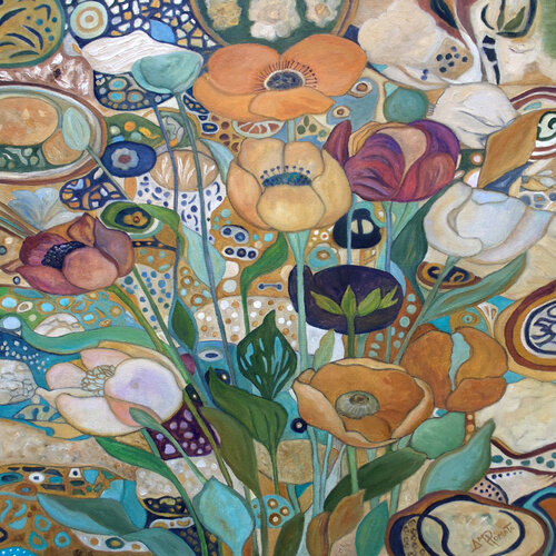 Bouquet In Time von Angeles M. Pomata, Malerei kaufen auf Singulart