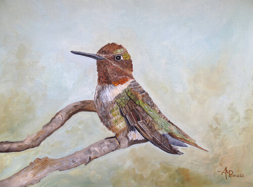 Held In Calm by Angeles M. Pomata, Painting for Sale on Singulart