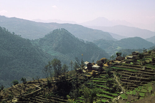 Himalayan Foothills of Nepal di Alex Cassels, Fotografia in vendita su Singulart