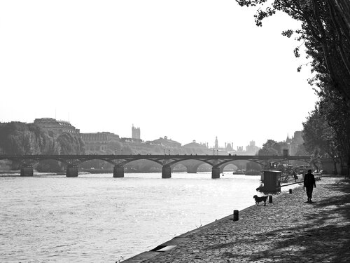 Promenade Rive Gauche - A3 di Alex Cassels, Fotografia in vendita su Singulart