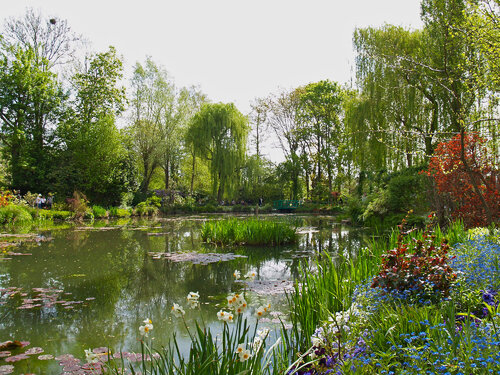 Le jardin d'eau au printemps van Alex Cassels, Fotografie te koop op Singulart