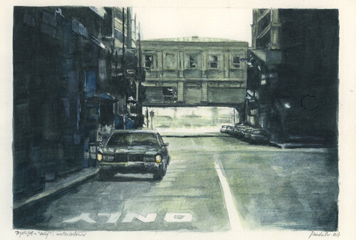 Dystopia Metropolis "Only" by VANDERZEE, Print for Sale on Singulart