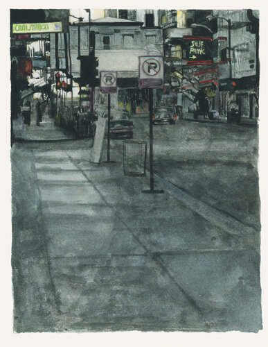 Dystopia Metropolis "Cash Station" by VANDERZEE, Print for Sale on Singulart