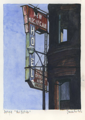 Dystopia Metropolis "New Michigan" by VANDERZEE, Print for Sale on Singulart