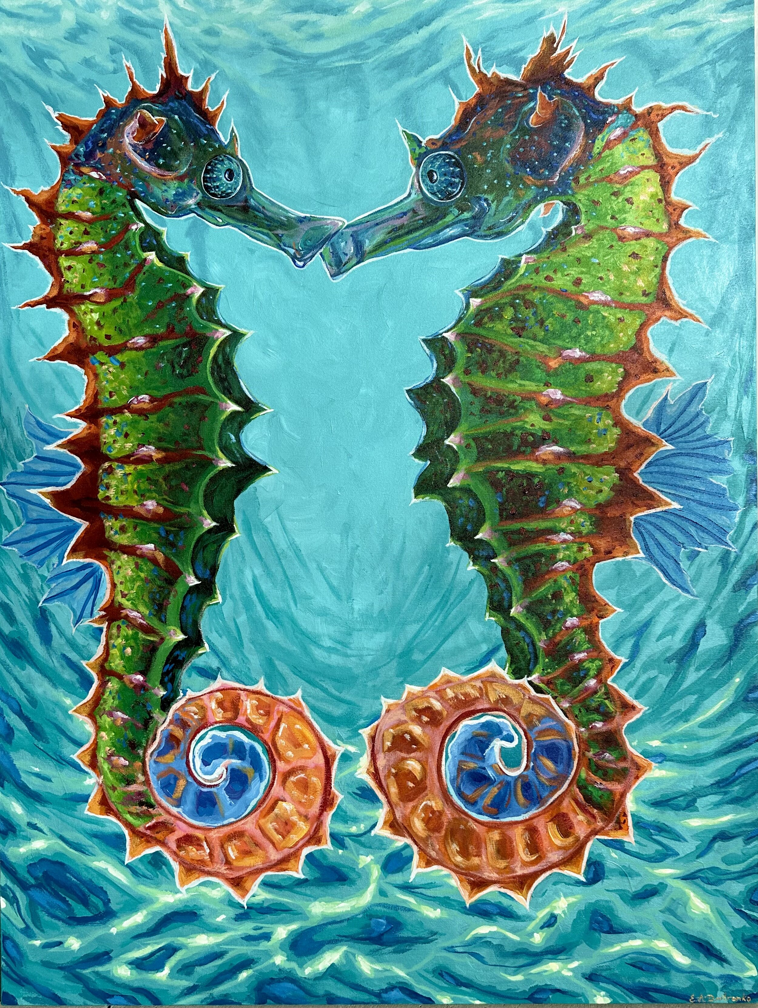 Tema Caballito De Mar Pinturas