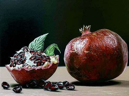 Pomegranate 2 von Elena Dmitrenko, Malerei kaufen auf Singulart