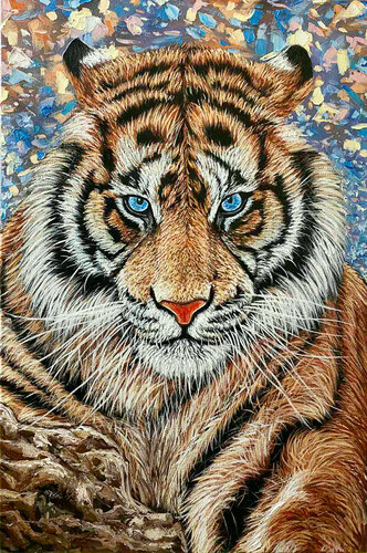 Tiger von Elena Dmitrenko, Malerei kaufen auf Singulart